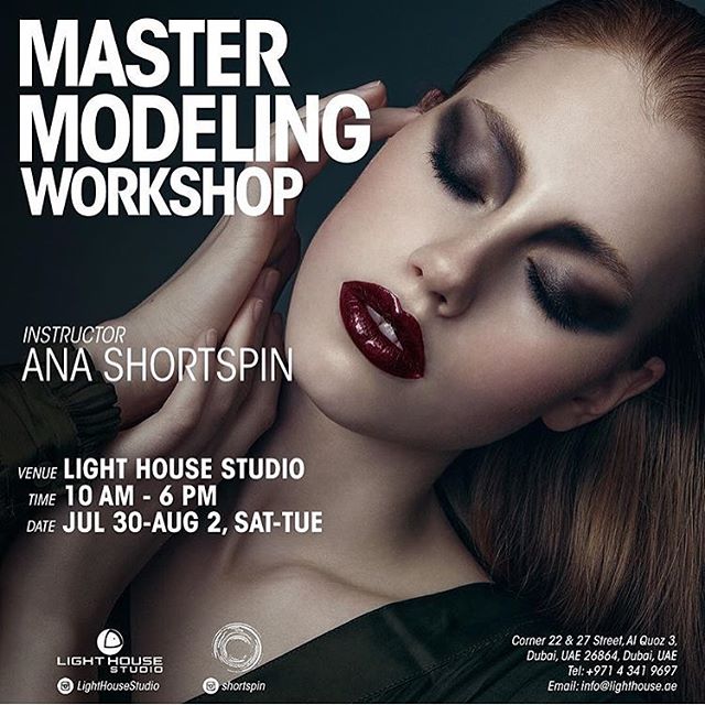 Master Modeling Workshop With Ana Shortspin - Coming Soon in UAE