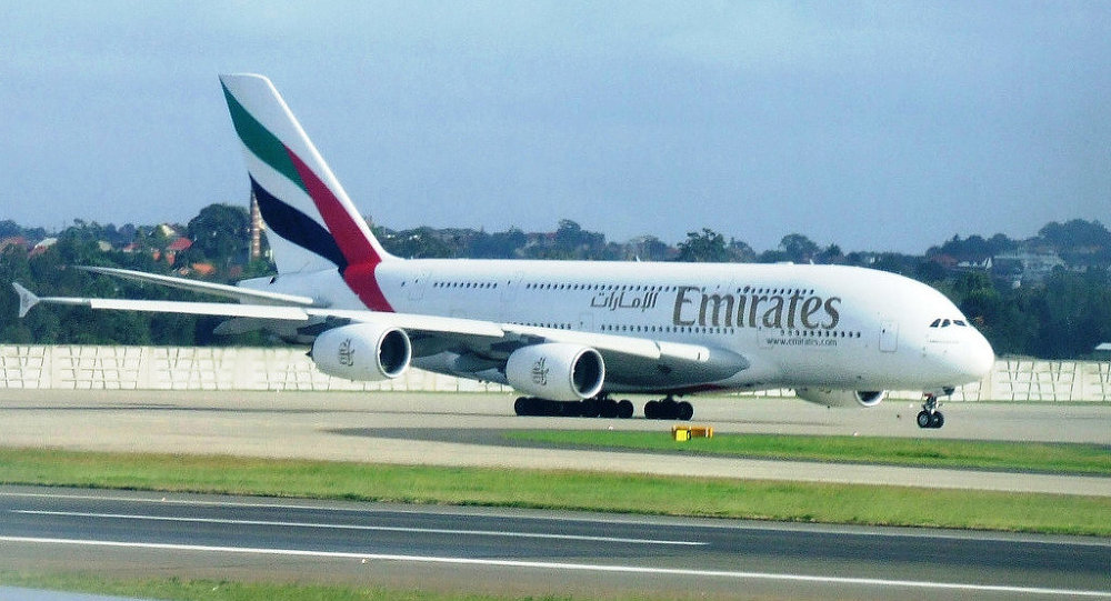 Emirates plane on fire after crash landing - Coming Soon in UAE
