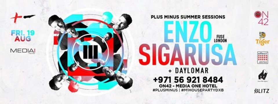 Plus Minus Summer Session #5 with Enzo Siragusa - Coming Soon in UAE