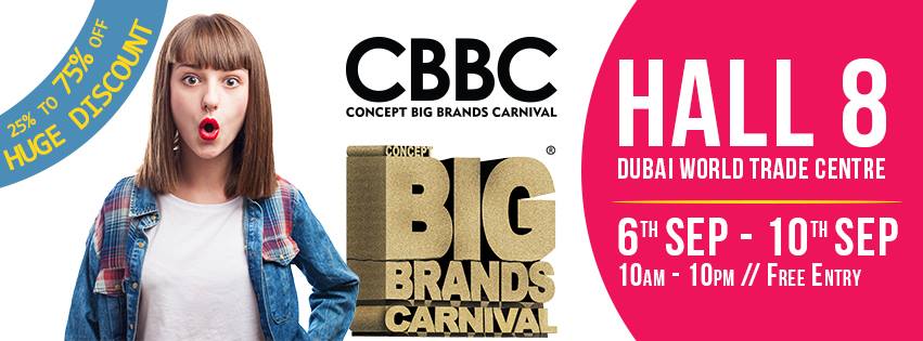 Concept Big Brands Carnival in Dubai - Coming Soon in UAE