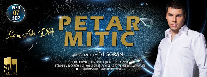 Balkan Night feat. Petar Mitic in Abu Dhabi - Coming Soon in UAE