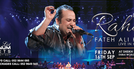 Ustad Rahat Fateh Ali Khan Live in Dubai - Coming Soon in UAE