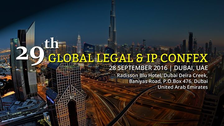 29th Global LEGAL & IP Confex in Dubai - Coming Soon in UAE