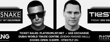 Tiesto and DJ Snake Live in Dubai - Coming Soon in UAE