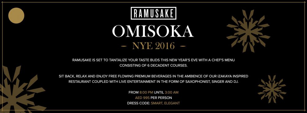 ‘Omisoka’ New Year’s Eve at Ramusake Dubai - Coming Soon in UAE