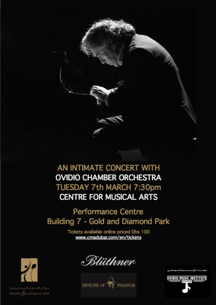 Ovidio Chamber orchestra in Dubai - Coming Soon in UAE