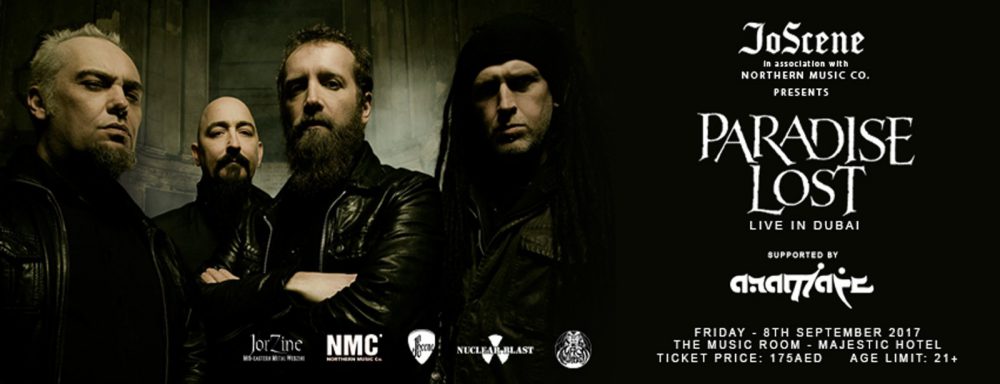 Paradise Lost Live in Dubai - Coming Soon in UAE