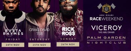 Busta Rhymes, Craig David and Rick Ross live in Abu Dhabi - Coming Soon in UAE