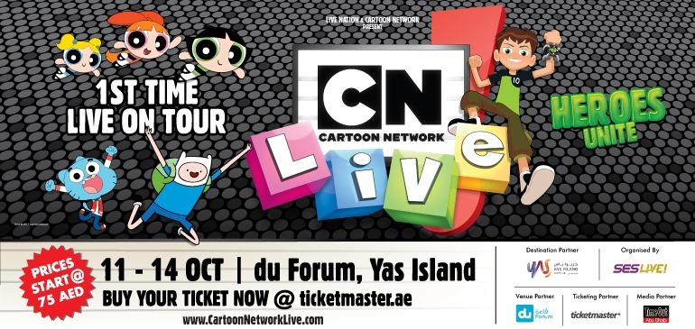 Cartoon Network Live in Abu Dhabi - Coming Soon in UAE