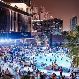 Azure Beach in Jumeirah Beach Residence (JBR)