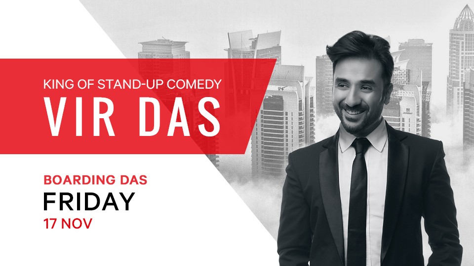 Vir Das Live in Dubai - Coming Soon in UAE