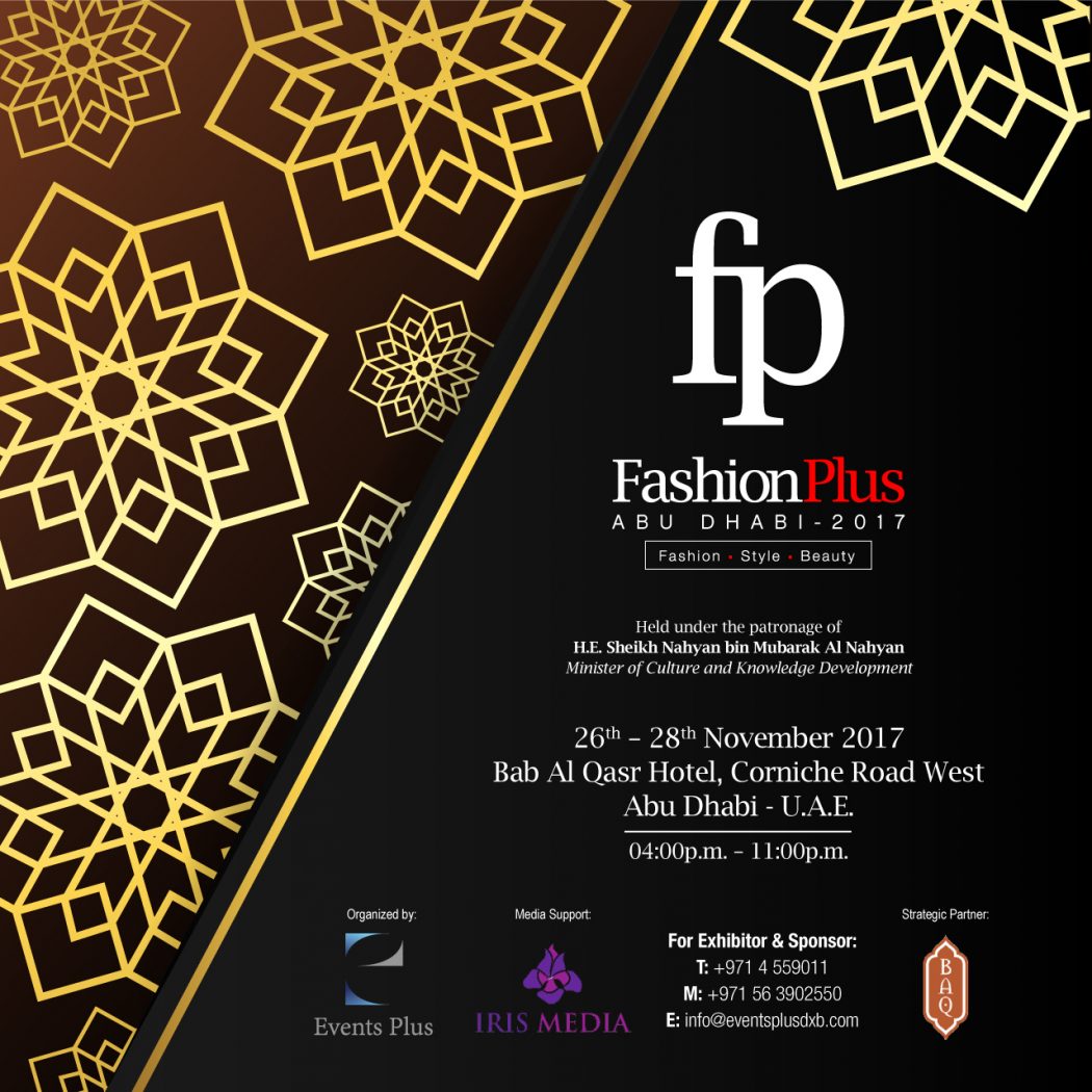 Fashion Plus Abu Dhabi 2017 - Coming Soon in UAE