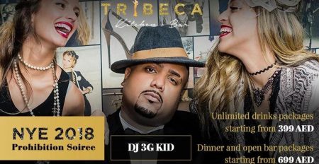 Prohibition Soiree – NYE 2018 at Tribeca - Coming Soon in UAE