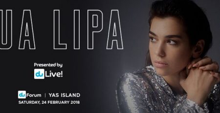 DUA LIPA Live in Abu Dhabi - Coming Soon in UAE