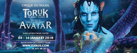 Cirque Du Soleil TORUK – The First Flight in Dubai 2018 - Coming Soon in UAE
