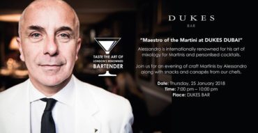 Maestro of Martini at DUKES DUBAI - Coming Soon in UAE