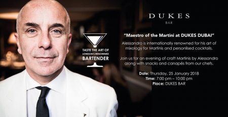 Maestro of Martini at DUKES DUBAI - Coming Soon in UAE