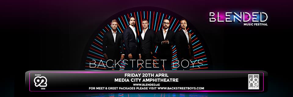 Backstreet Boys live in Dubai - Coming Soon in UAE