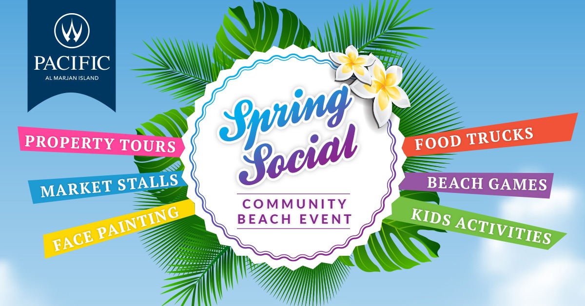 Spring Social Beach Event Al Marjan Island - Coming Soon in UAE