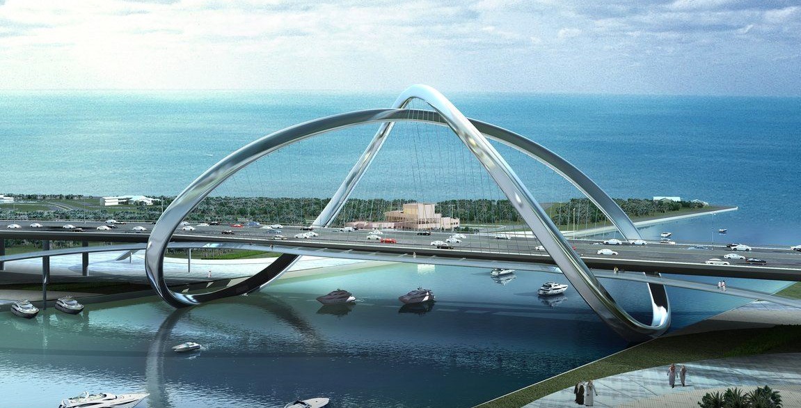 Infinity Bridge — an impressive bridge to the future will appear in Dubai - Coming Soon in UAE