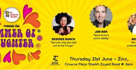 The Laughter Factory at Zinc - Coming Soon in UAE