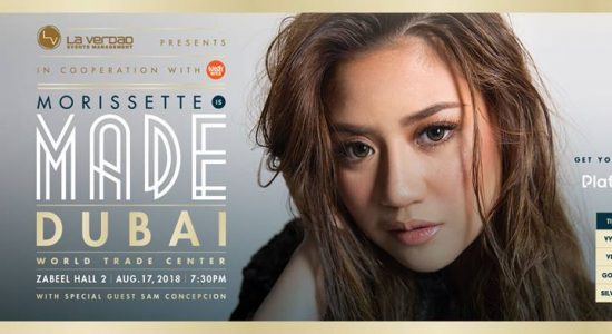 Morissette Is Made Live in Dubai - comingsoon.ae