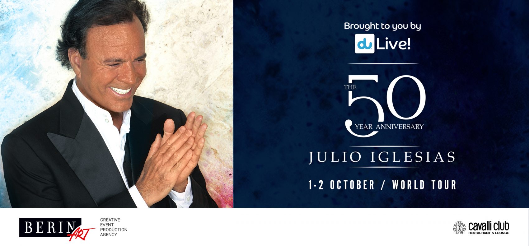 Julio Iglesias – 50th Anniversary Tour - Coming Soon in UAE