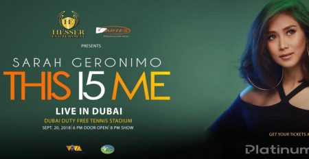 Sarah Geronimo Live in Dubai - Coming Soon in UAE