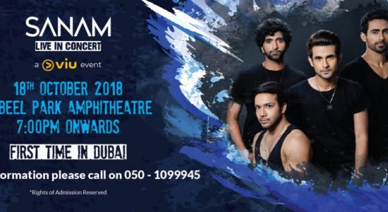 Sanam Live in Dubai - comingsoon.ae