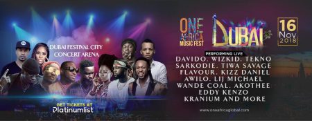 One Africa Music Fest 2018 - Coming Soon in UAE