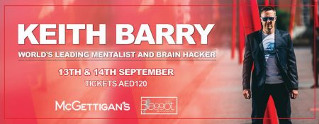 Keith Barry live in Dubai - Coming Soon in UAE