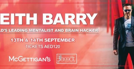 Keith Barry live in Dubai - Coming Soon in UAE