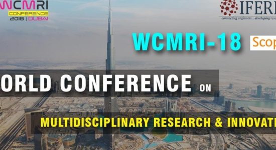World Conference on Multidisciplinary Research & Innovation - comingsoon.ae