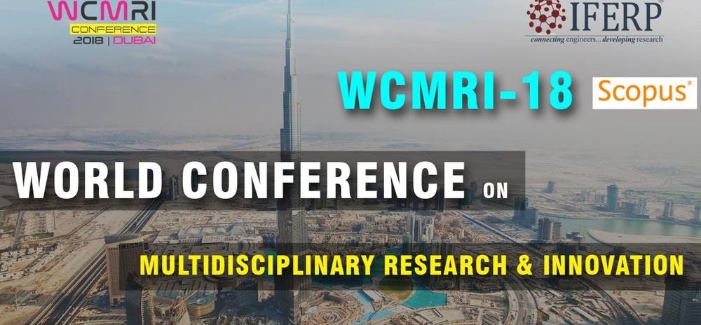 World Conference on Multidisciplinary Research & Innovation - Coming Soon in UAE