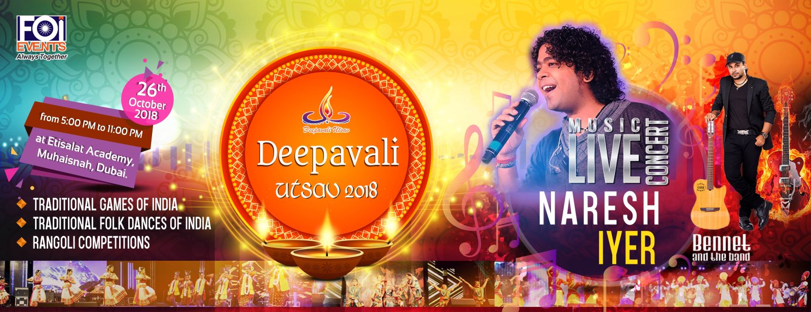 Deepavali Utsav 2018 - Coming Soon in UAE