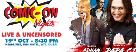 Comic On Nights – Live and Uncensored - Coming Soon in UAE