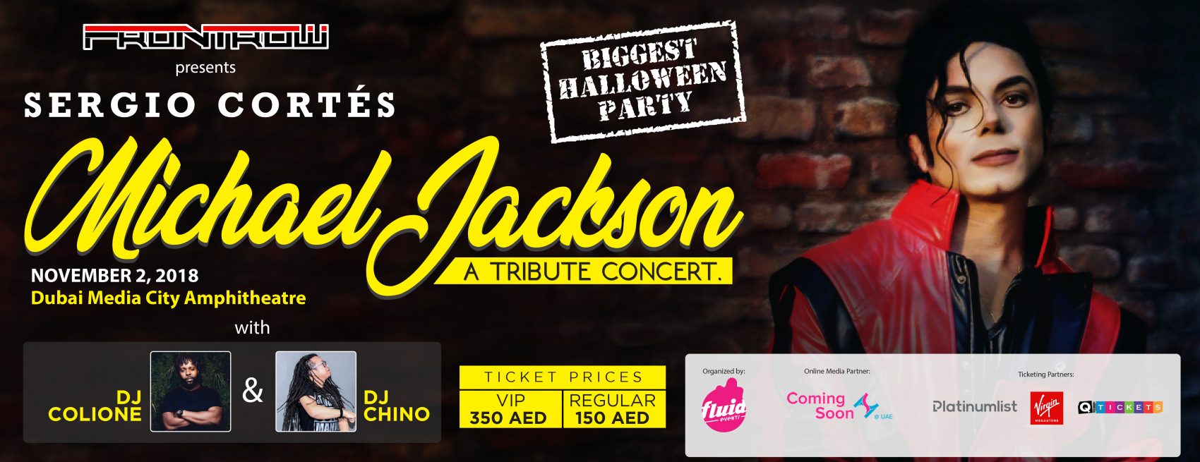 Michael Jackson: A Tribute Concert by Sergio Cortés - Coming Soon in UAE