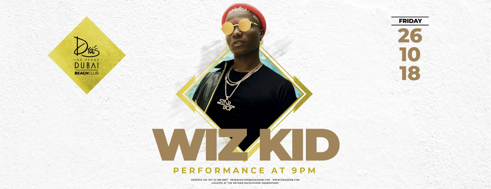 WizKid Live at Drai’s DXB - Coming Soon in UAE