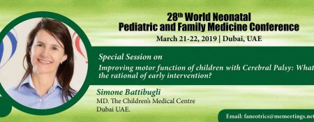 28th World Neonatal, Pediatrics and Family Medicine Conference 2019 - Coming Soon in UAE