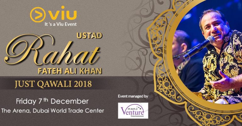 Ustad Rahat Fateh Ali Khan Live Concert - Coming Soon in UAE
