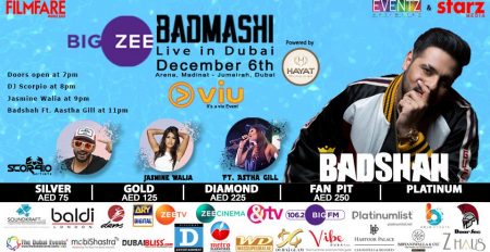 Badmashi By Badshah Live Concert - Coming Soon in UAE