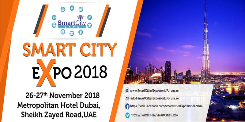 Smart City Expo 2018 - Coming Soon in UAE