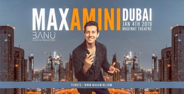 Max Amini – Live Comedy - Coming Soon in UAE