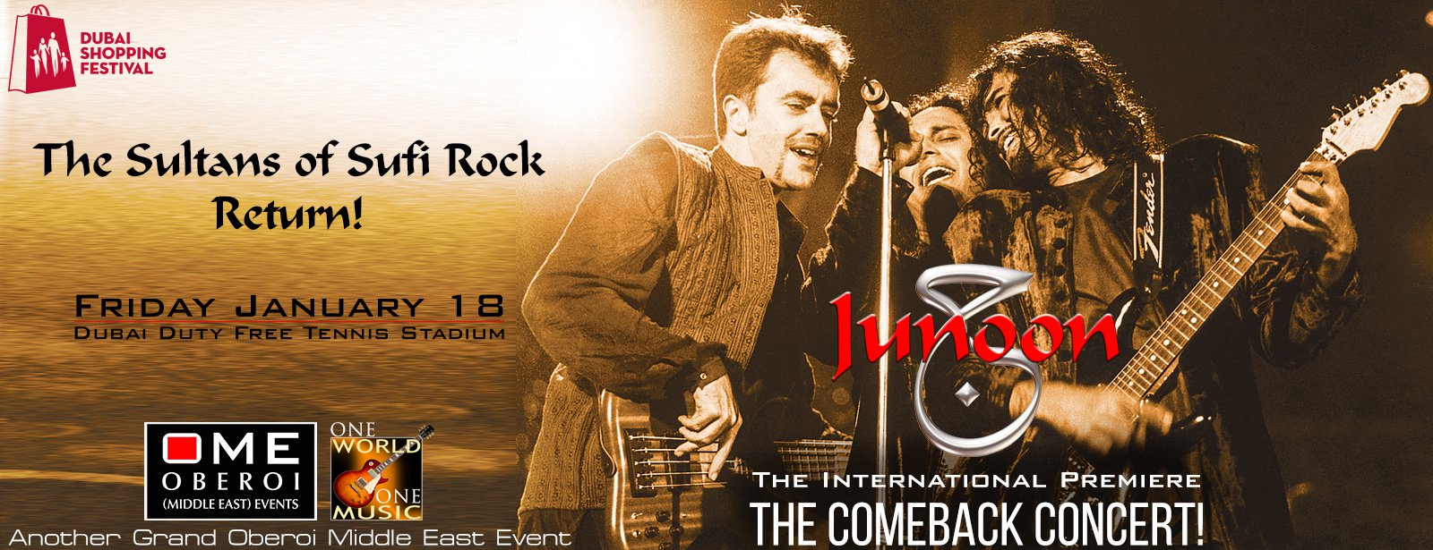 Junoon: The Comeback Concert - Coming Soon in UAE