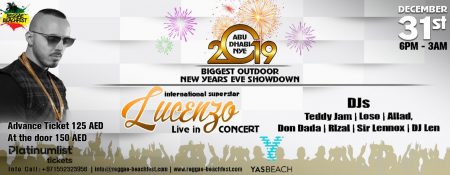 New Year’s Eve with Lucenzo & Friends - Coming Soon in UAE