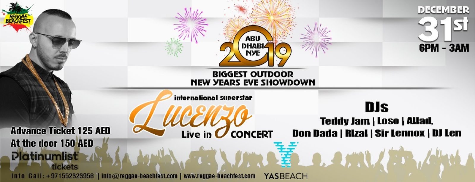 New Year’s Eve with Lucenzo & Friends - Coming Soon in UAE