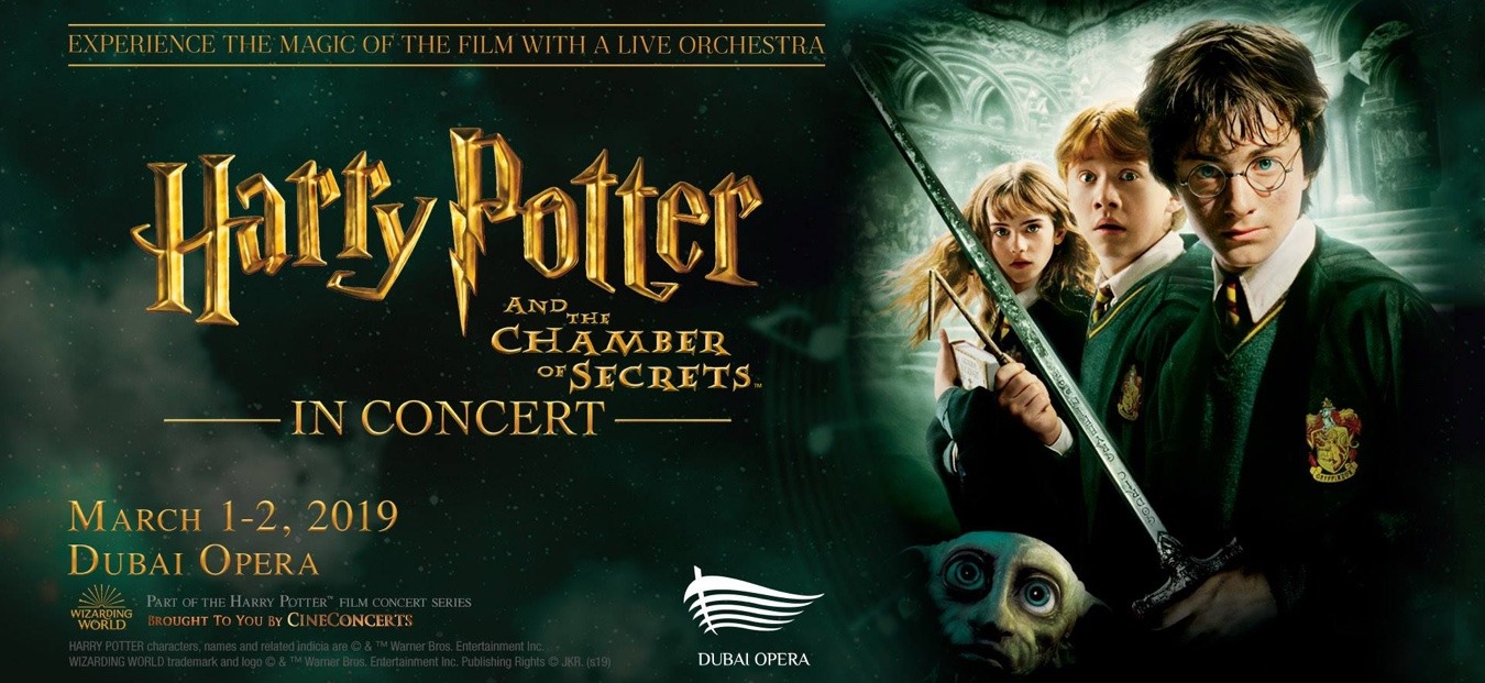 Harry Potter and the Chamber of Secrets in Concert - Coming Soon in UAE
