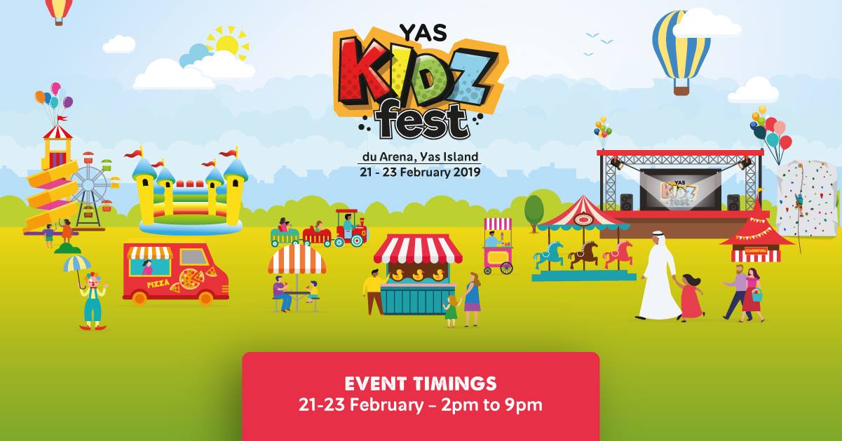 Yas Kidz Fest - Coming Soon in UAE