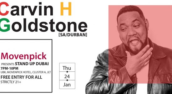 Stand Up Dubai: Carvin H Goldstone - comingsoon.ae
