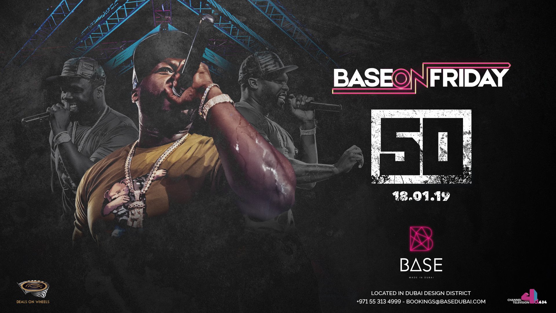 Base Dubai presents 50 Cent - Coming Soon in UAE